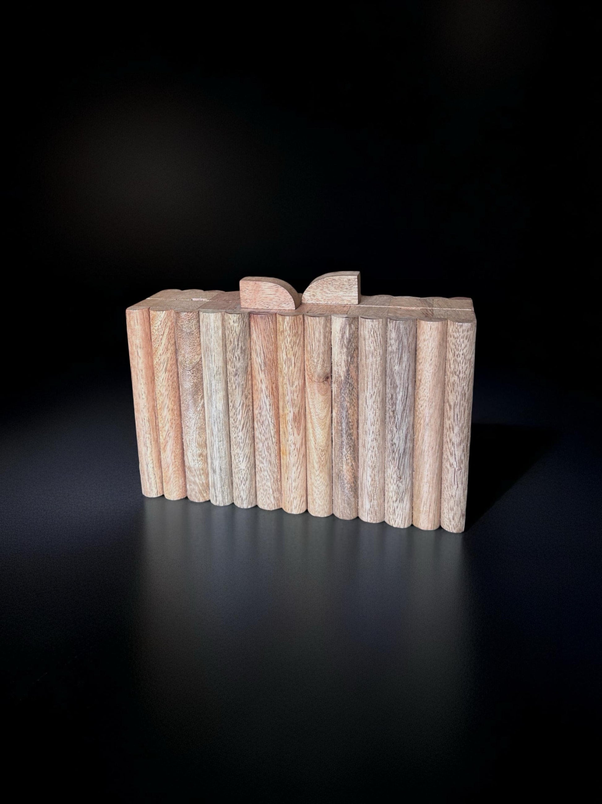 Wooden Clutch Bag
